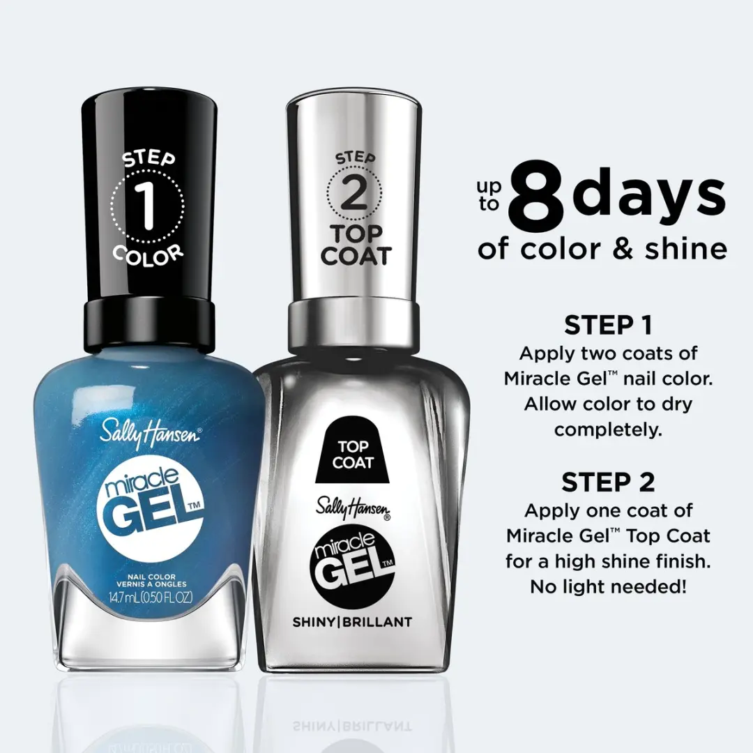 Sally Hansen Miracle Gel Nagellak 644 Distressed Denim - 14.7ml