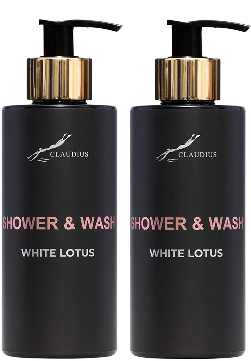Splashbox Cosmetics Shower & Wash White Lotus 300ml - 2 Stuks