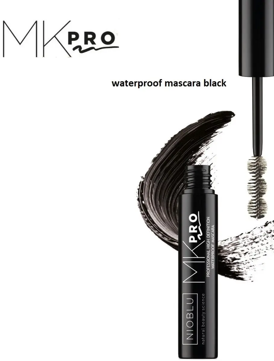 NIOBLU MKpro Mascara & Primer Set - 10ml - Zwart