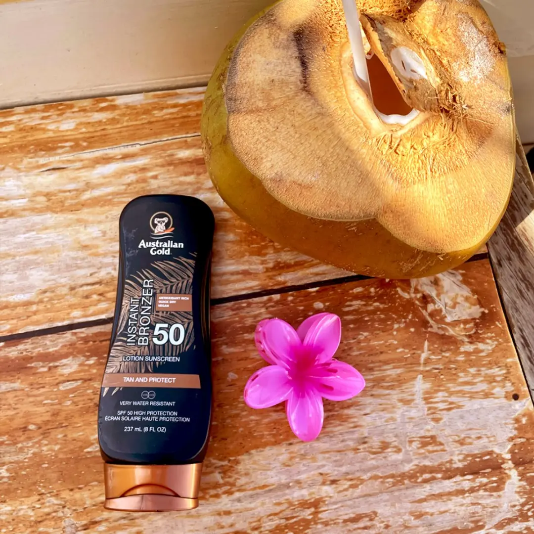 Australian Gold SPF50 Lotion met Bronzer 237ml