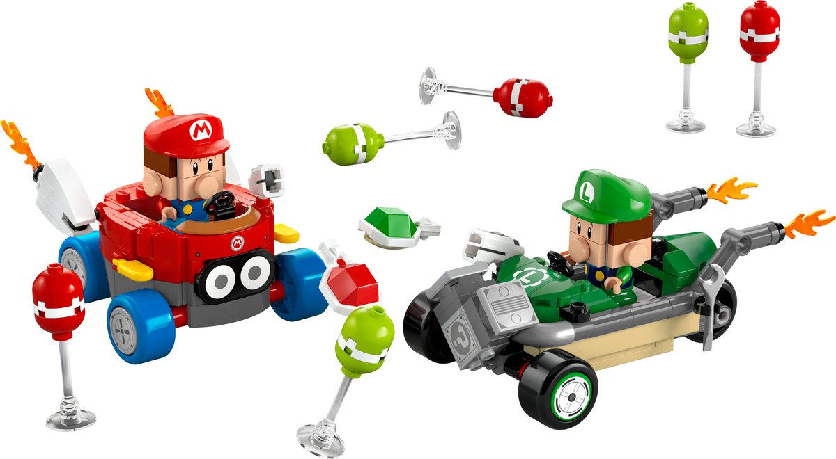 LEGO Mario Kart - Baby Mario vs Baby Luigi - 72034