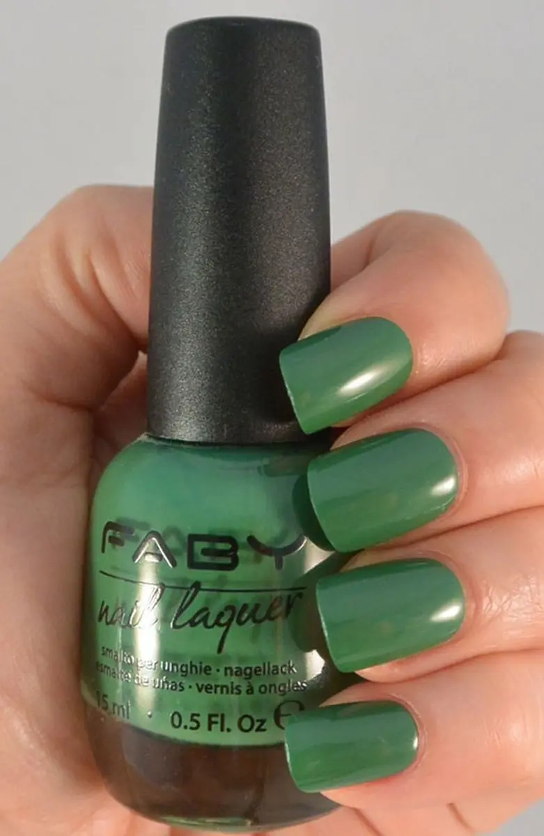 FABY Mint Bubbles Vegan Nagellak Groen