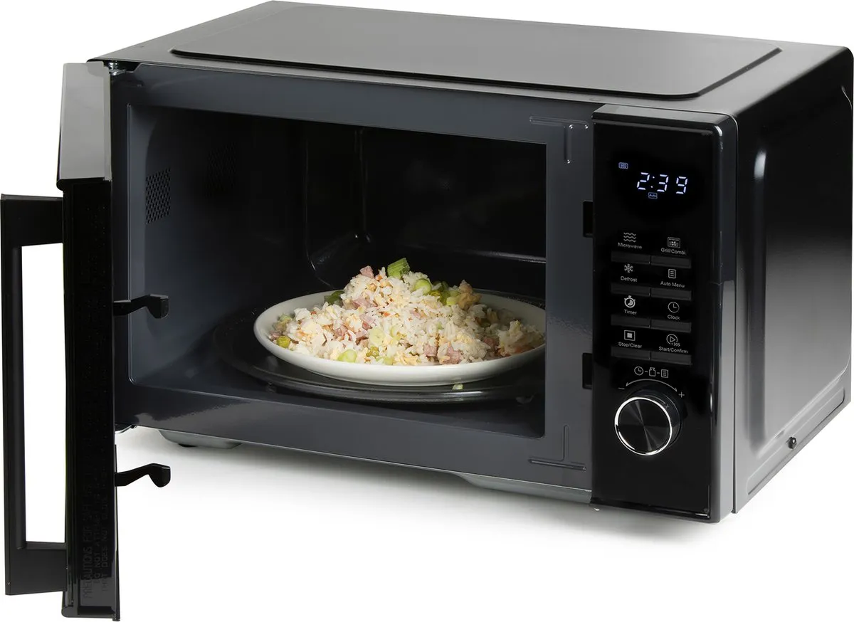 Domo DO22501G Magnetron met Grill 25L 1000W - Zwart