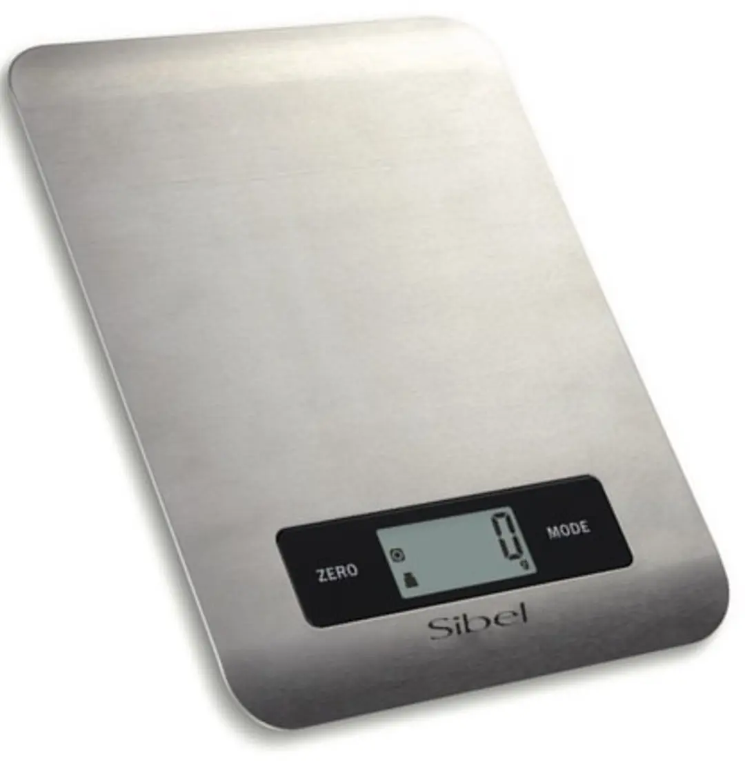 Sibel Steel Style II Elektronische Weegschaal 2000ml - Zwart