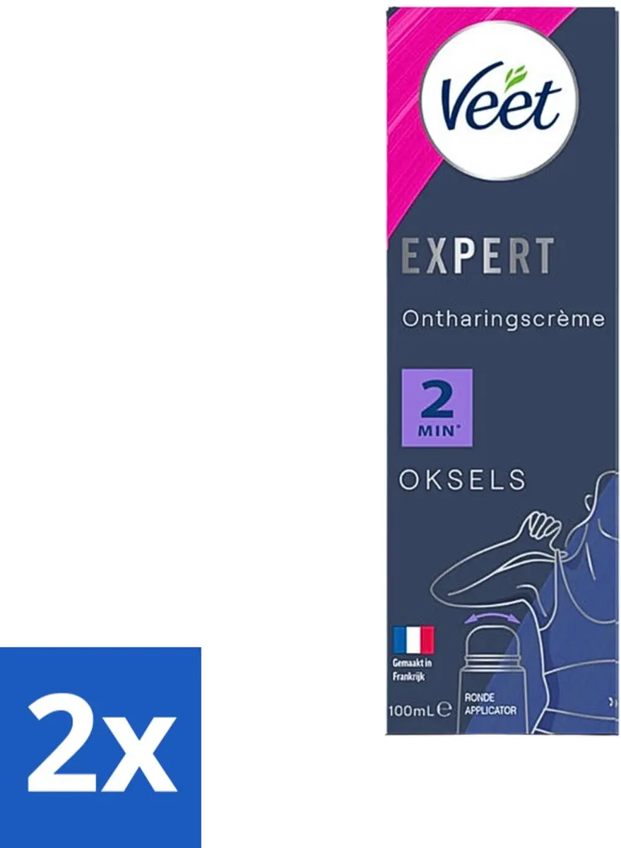 Veet Expert Ontharingscrème Oksels 200ml (2x100ml)