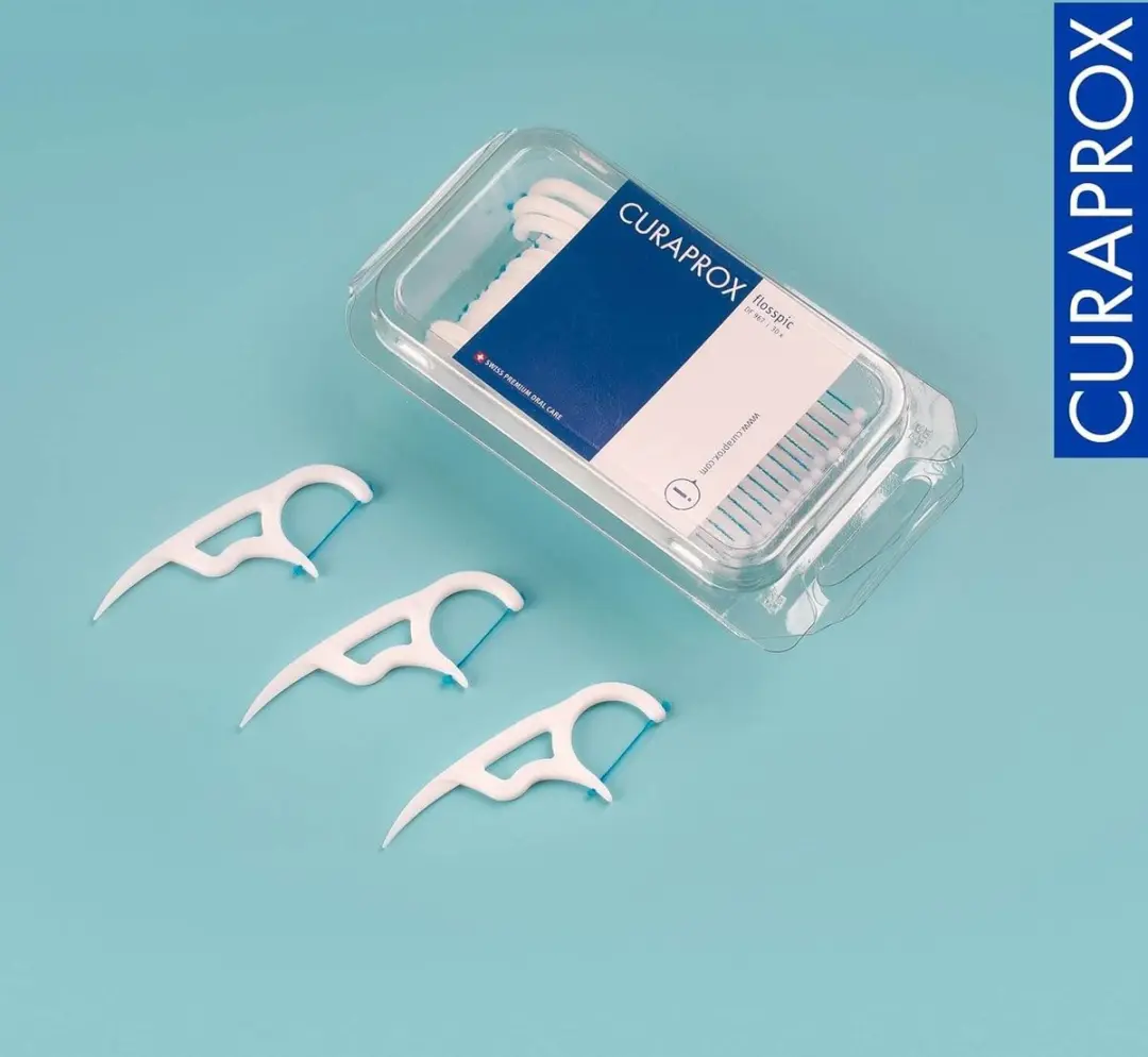 Curaprox Flosspic DF 967 - 30 Stuks - Blauw/Wit