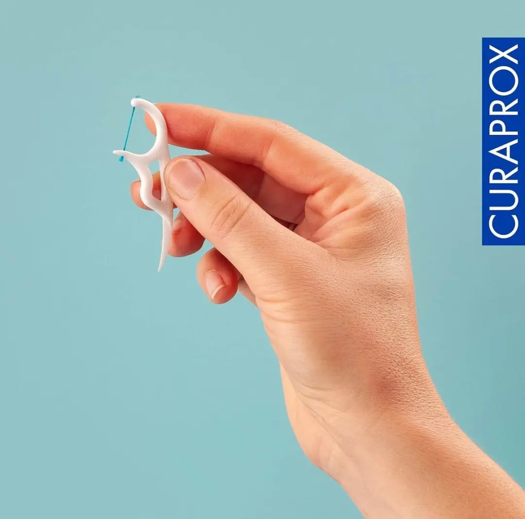 Curaprox Flosspic DF 967 - 30 Stuks - Blauw/Wit