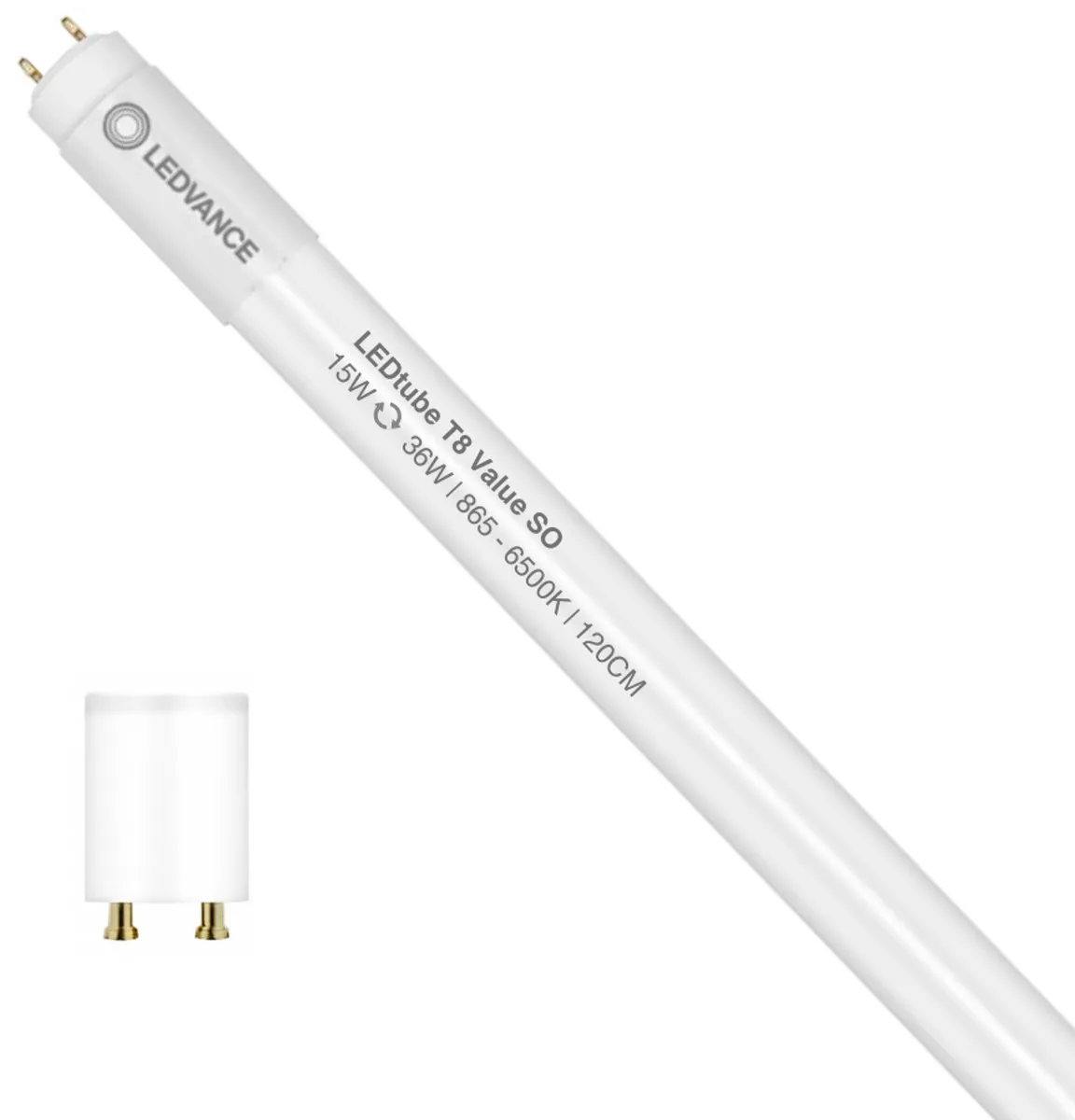 LEDVANCE LED Buis T8 Value 15W 1800lm 120cm - 865 Daglicht - afbeelding 3 van 6