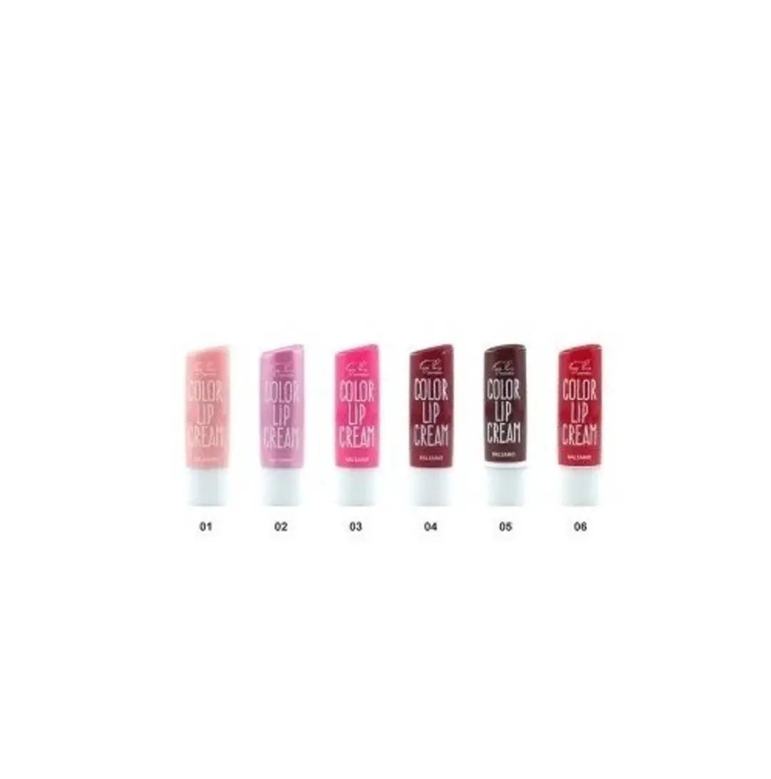 Easy Paris Cosmetics Color Lip Cream Set - 6 Stuks Roze/Rood