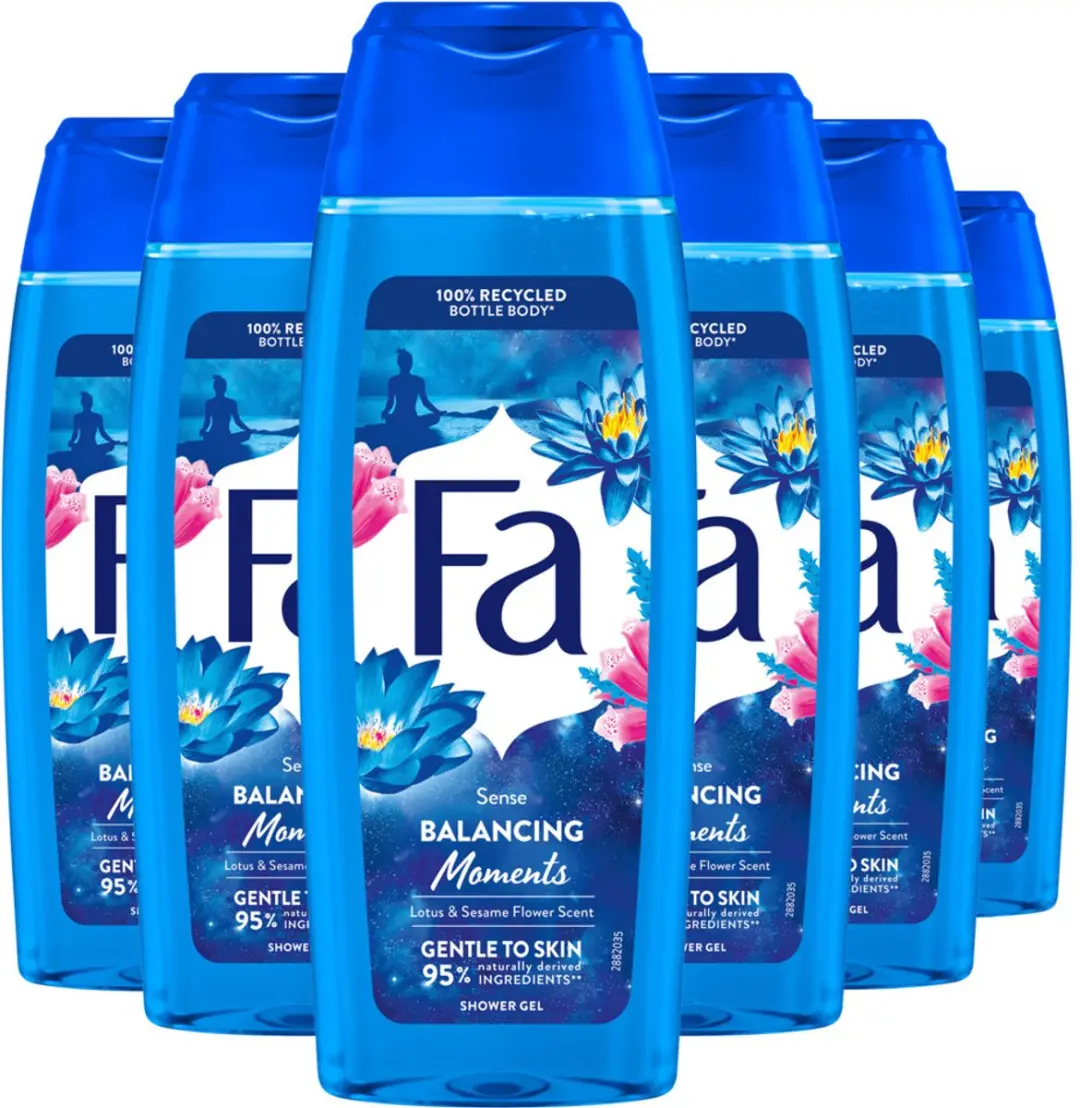 Fa Sense Balancing Moments Douchegel 250ml - 6 Stuks