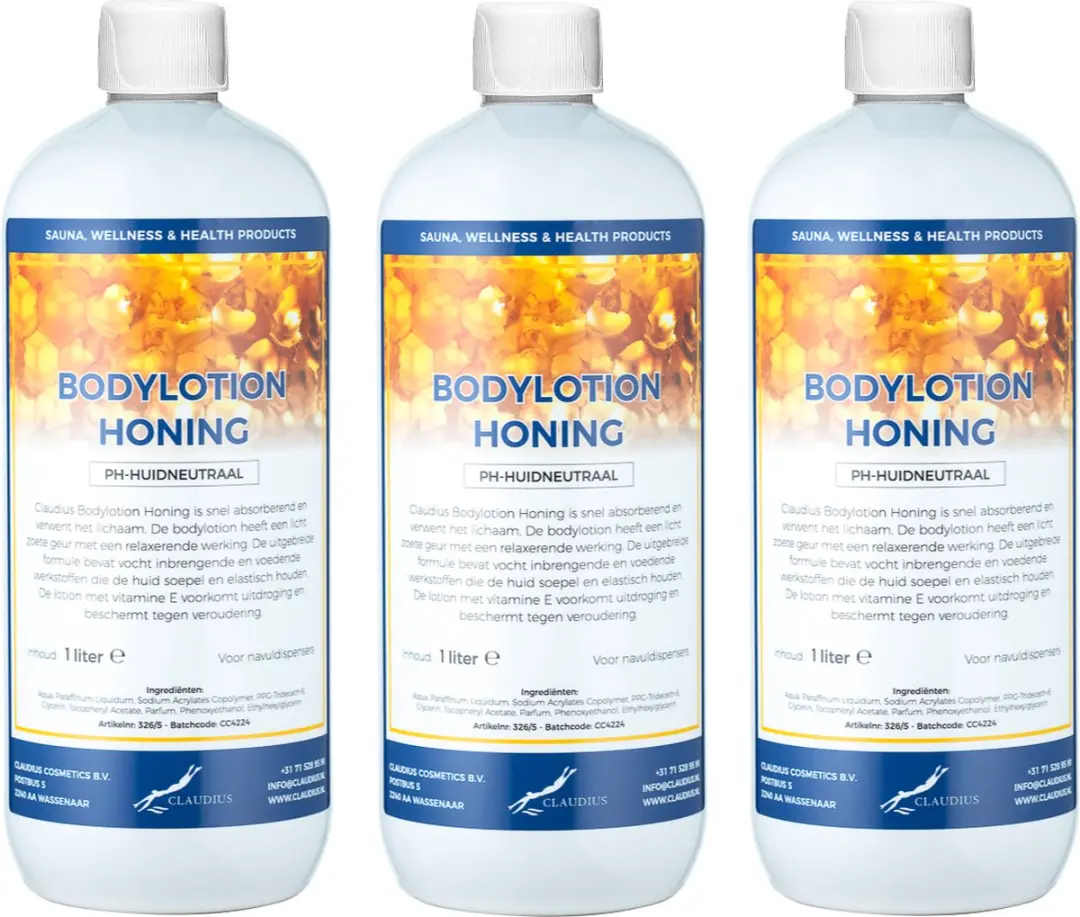 Splashbox Cosmetics Honing Bodylotion 3 Liter - 3 Stuks