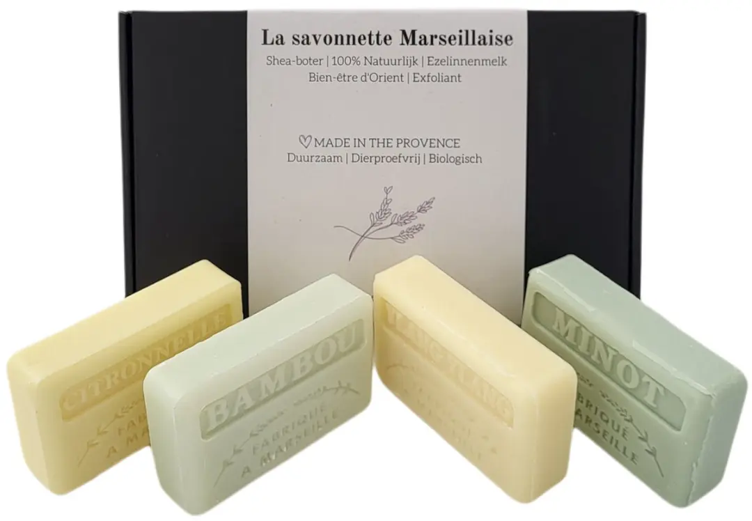 Savon de Marseille Zeep Set 4 Stuks