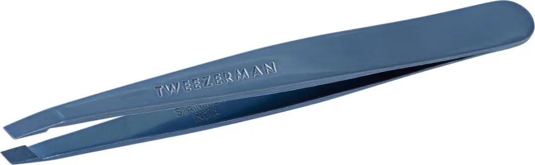 Tweezerman Slant Classic Bell Bottom Blue Wenkbrauwpincet
