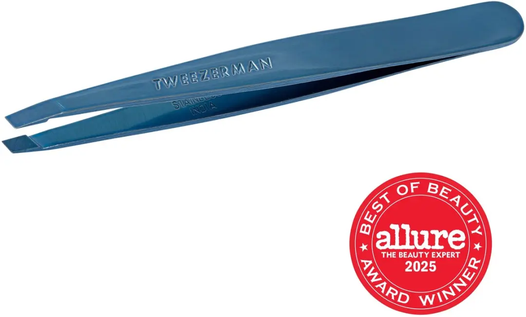 Tweezerman Slant Classic Bell Bottom Blue Wenkbrauwpincet