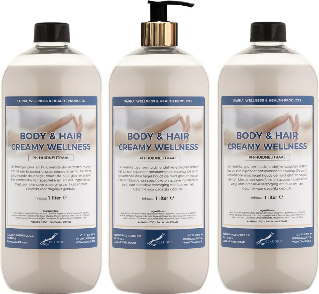 Splashbox Cosmetics Body & Hair Creamy Wellness 1L