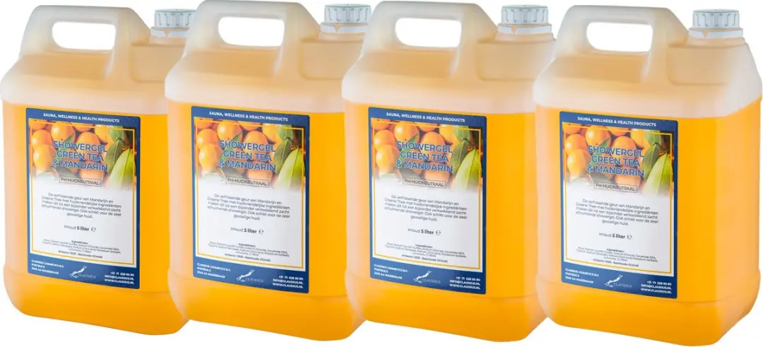 Splashbox Cosmetics Douchegel Green Tea & Mandarin 5L