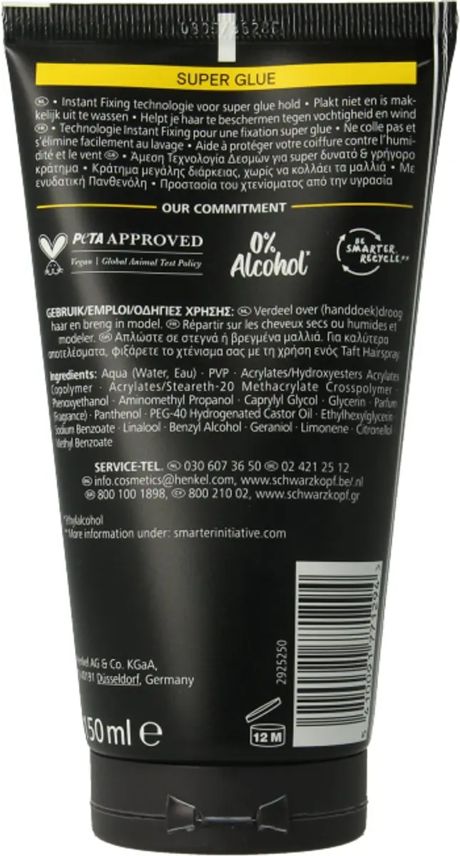 Taft Super Glue Tube 150ml