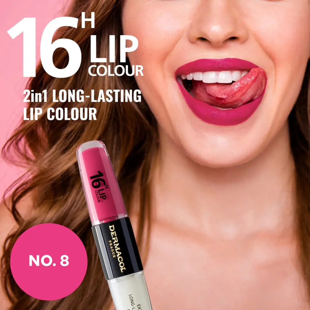 Dermacol 16-Uur Liptint n.8 - Rood 8ml
