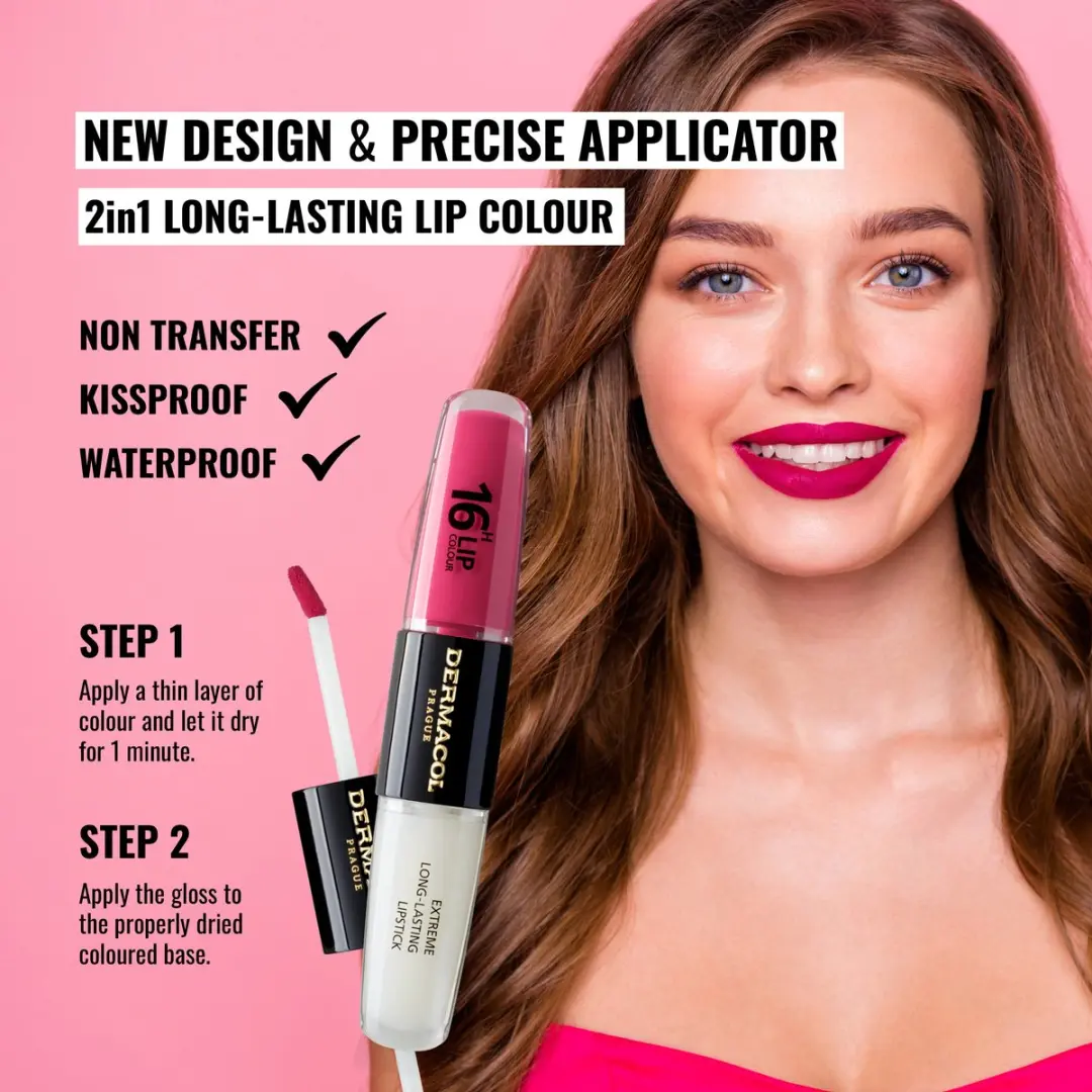 Dermacol 16-Uur Liptint n.8 - Rood 8ml