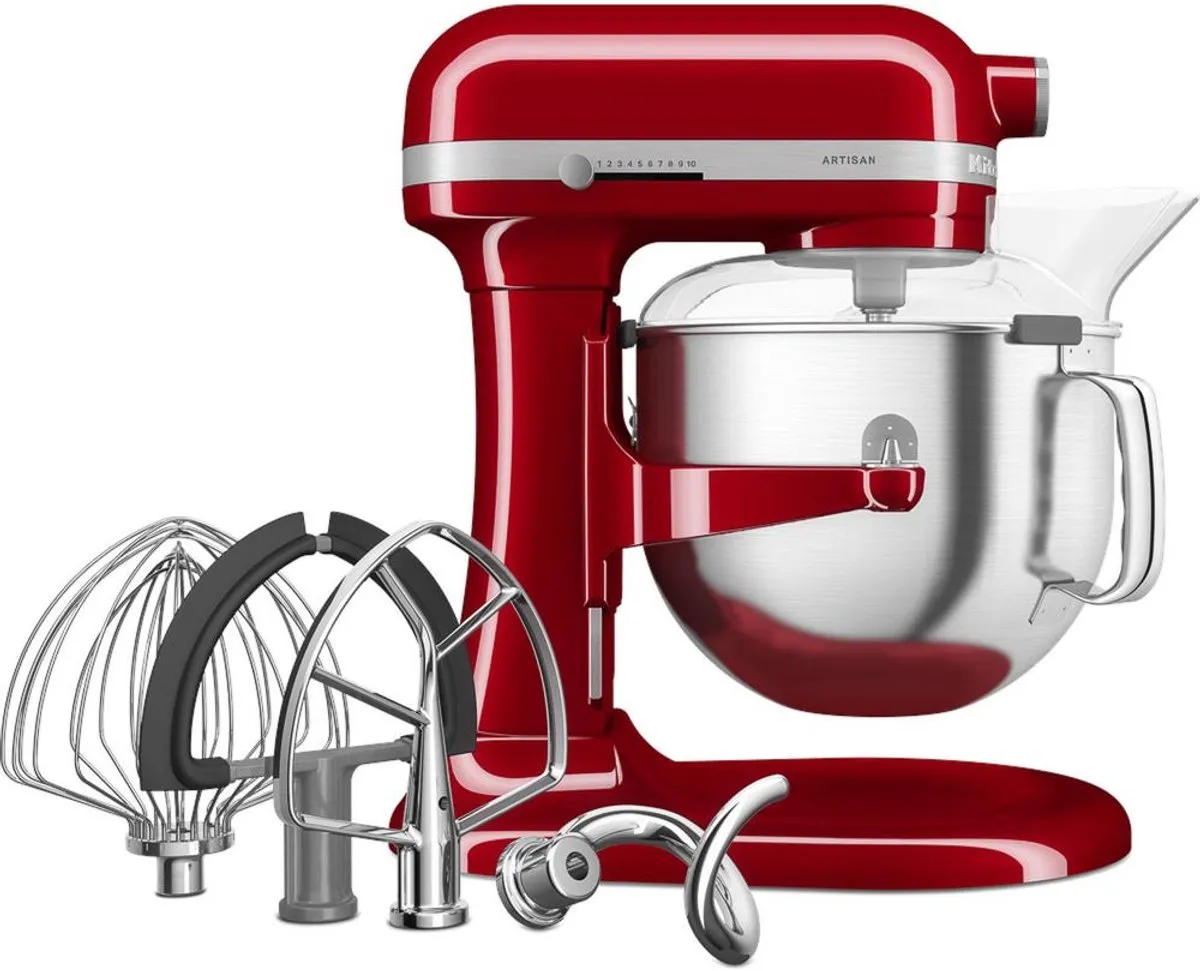 KitchenAid Artisan Keukenmachine 375W - 11 snelheden - 6,6L - Keizerrood