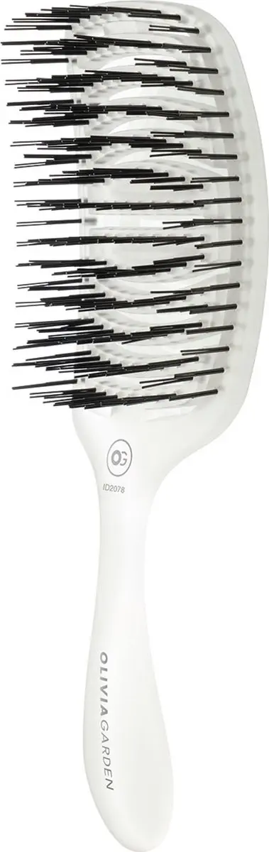 Olivia Garden Care Flex Haarborstel Ice White