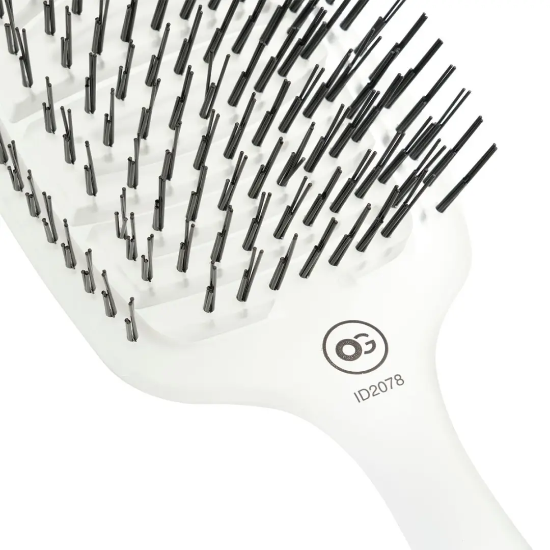Olivia Garden Care Flex Haarborstel Ice White