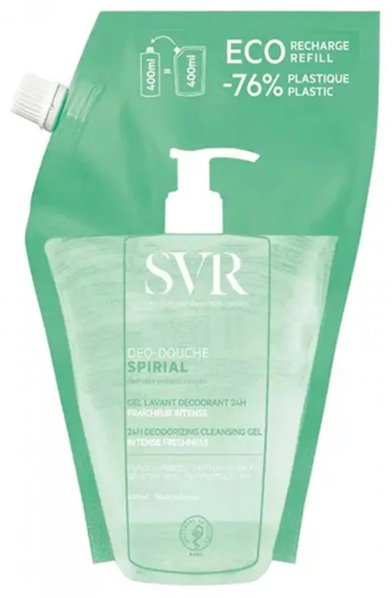 SVR Spirial Déo-Douche 24H Reinigingsgel Eco-Refill 400ml