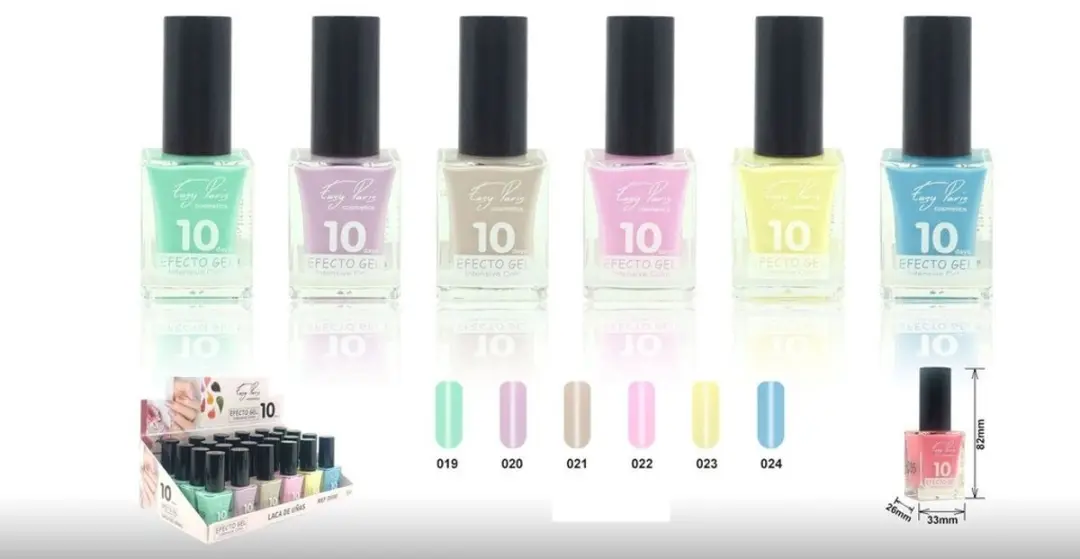 Easy Paris Cosmetics Pastel Nagellak Set 6x15ml