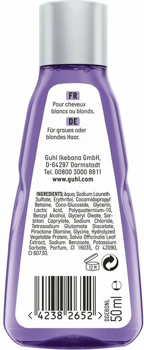 Guhl Zilverglans & Verzorging Shampoo 50ml - Blond