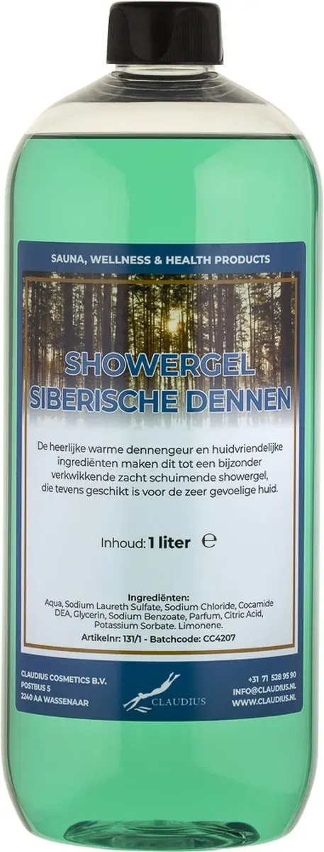Splashbox Cosmetics Siberische Dennen Douchegel 1L