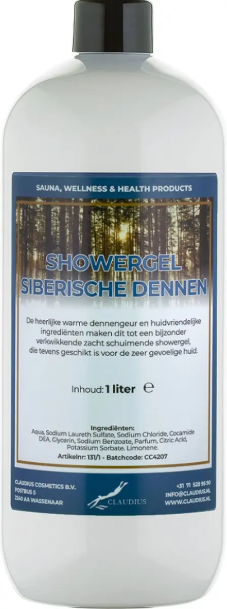 Splashbox Cosmetics Siberische Dennen Douchegel 1L