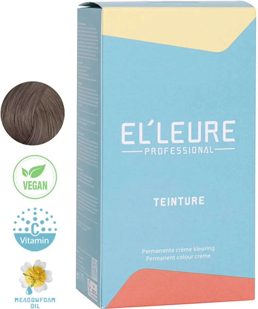 Elleure Haarverf Teinture Single Use 6.1 Asblond