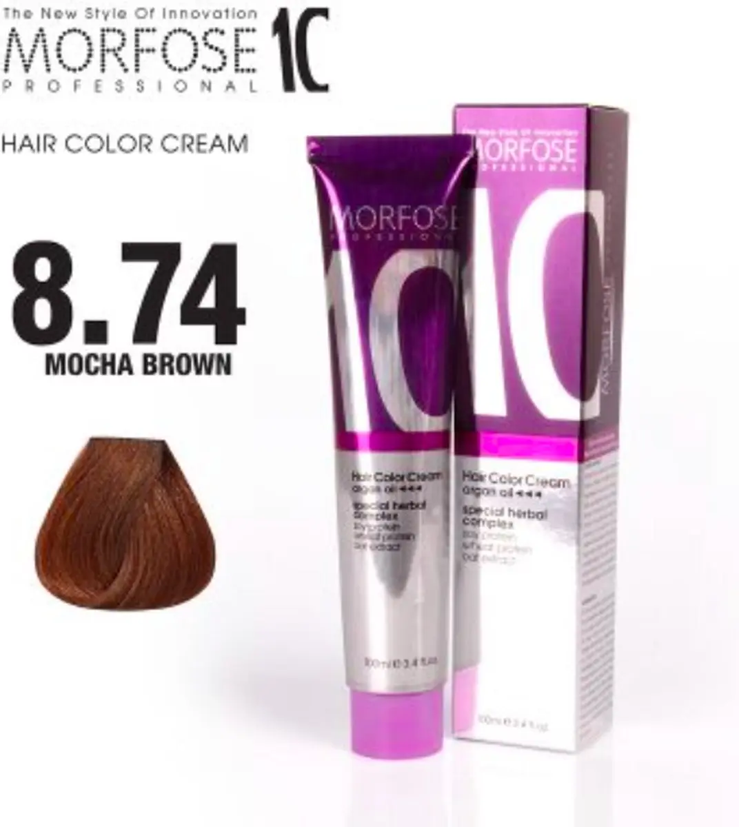 Morfose Color Cream 8.74 Mocha Brown 100ml