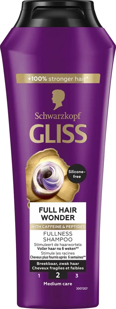 Gliss Full Hair Wonder Shampoo - 6x250ml