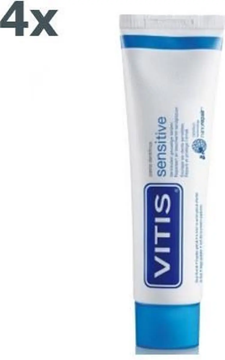 Vitis Sensitive Tandpasta 4x75ml