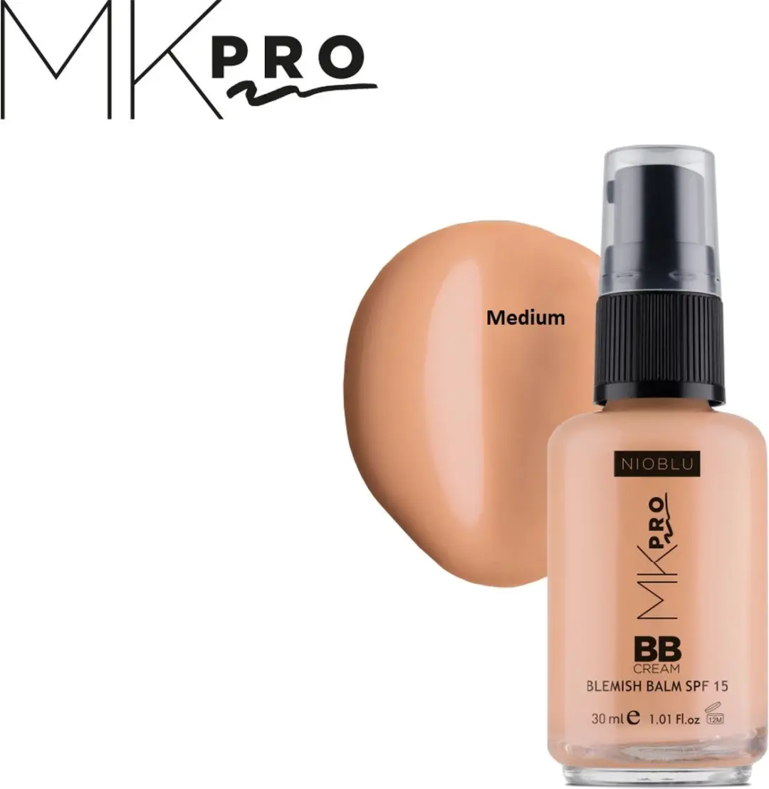 NIOBLU BB Cream Medium SPF 15 - 30ml