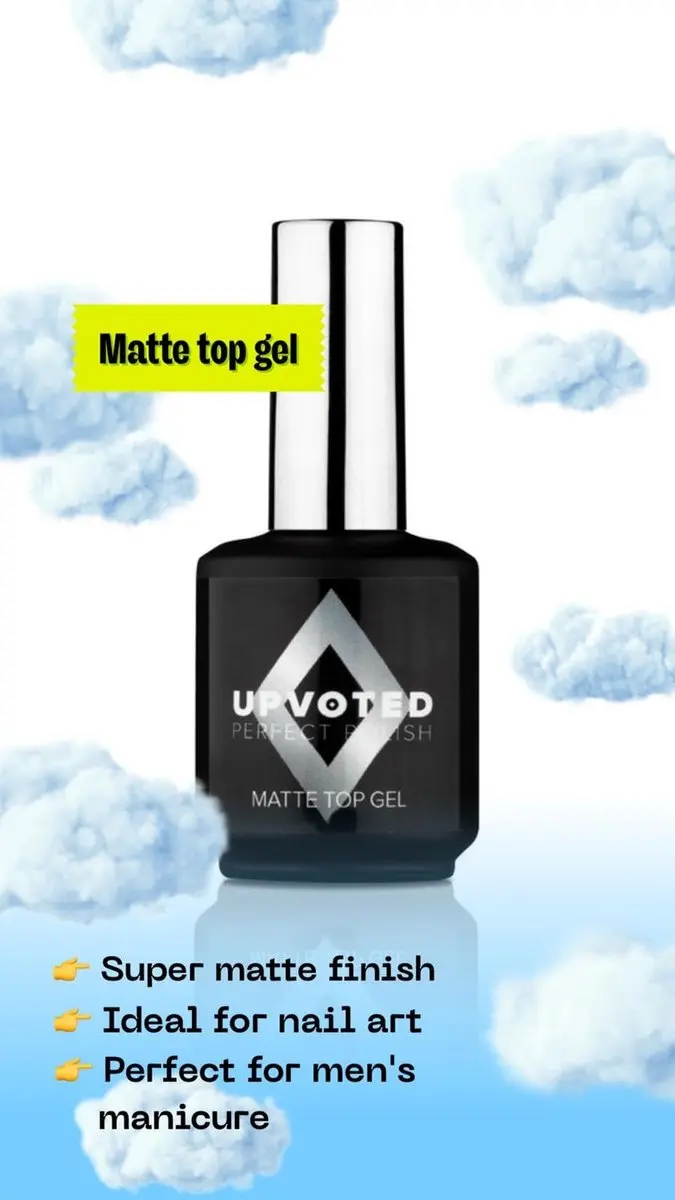 Upvoted Matte Top Gel 15ml