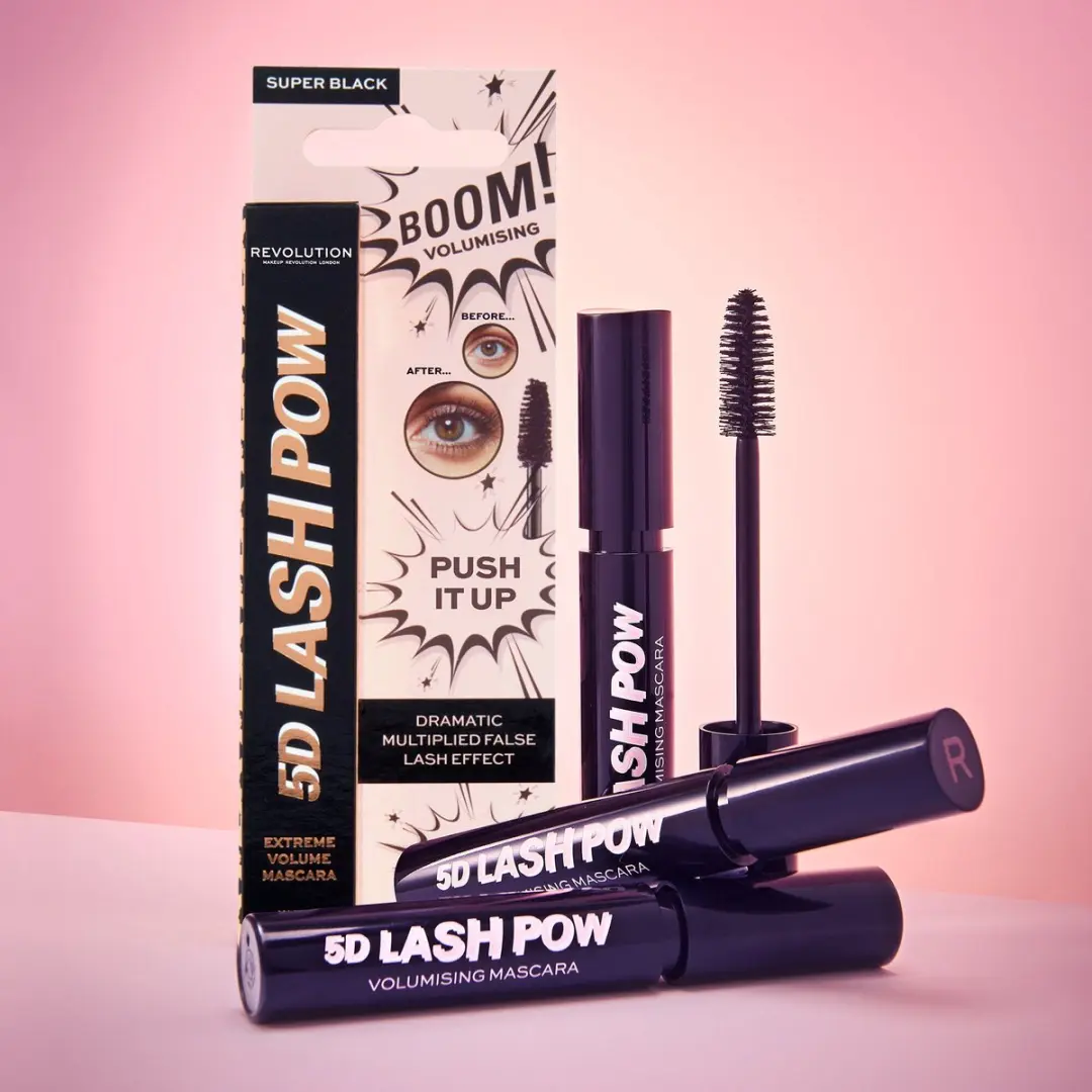 Makeup Revolution 5D Lash Pow Mascara - Zwart