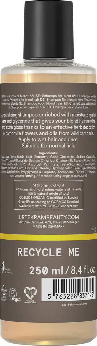 Urtekram Kamille Shampoo Blond Haar 250ml