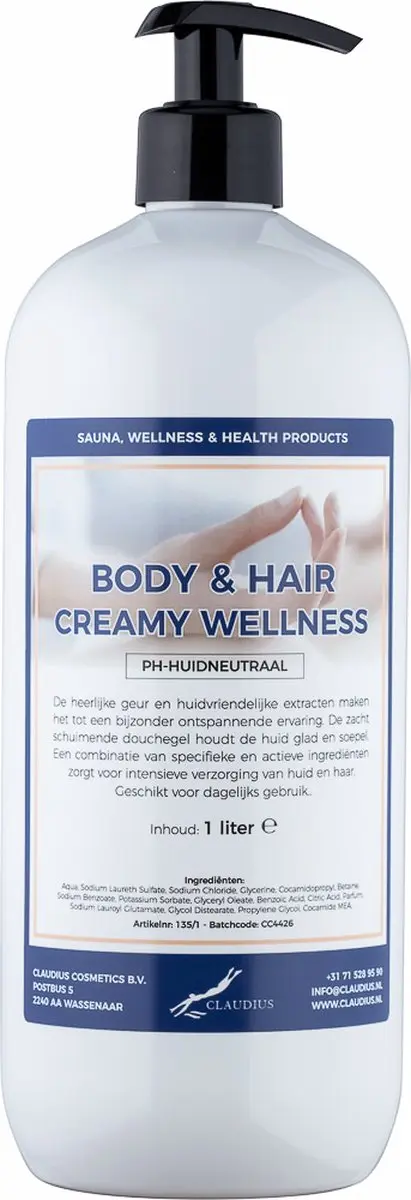 Splashbox Cosmetics Body & Hair Creamy Wellness 1L