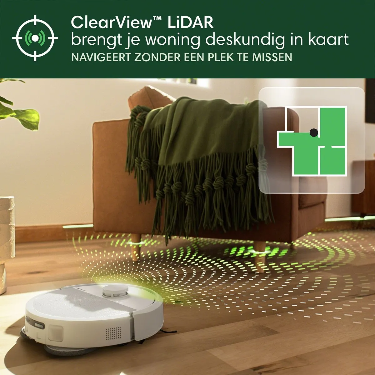 iRobot Roomba Plus 505 Combo N1852 Robotstofzuiger - Wit