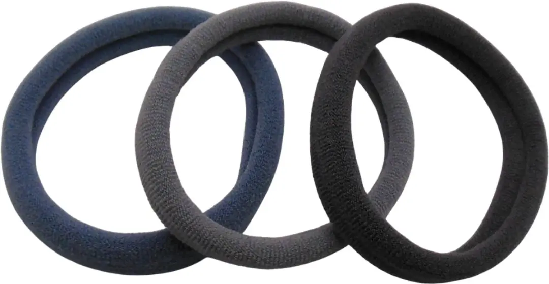 Hairmode Badstof Elastiek Grijs/Zwart/Blauw