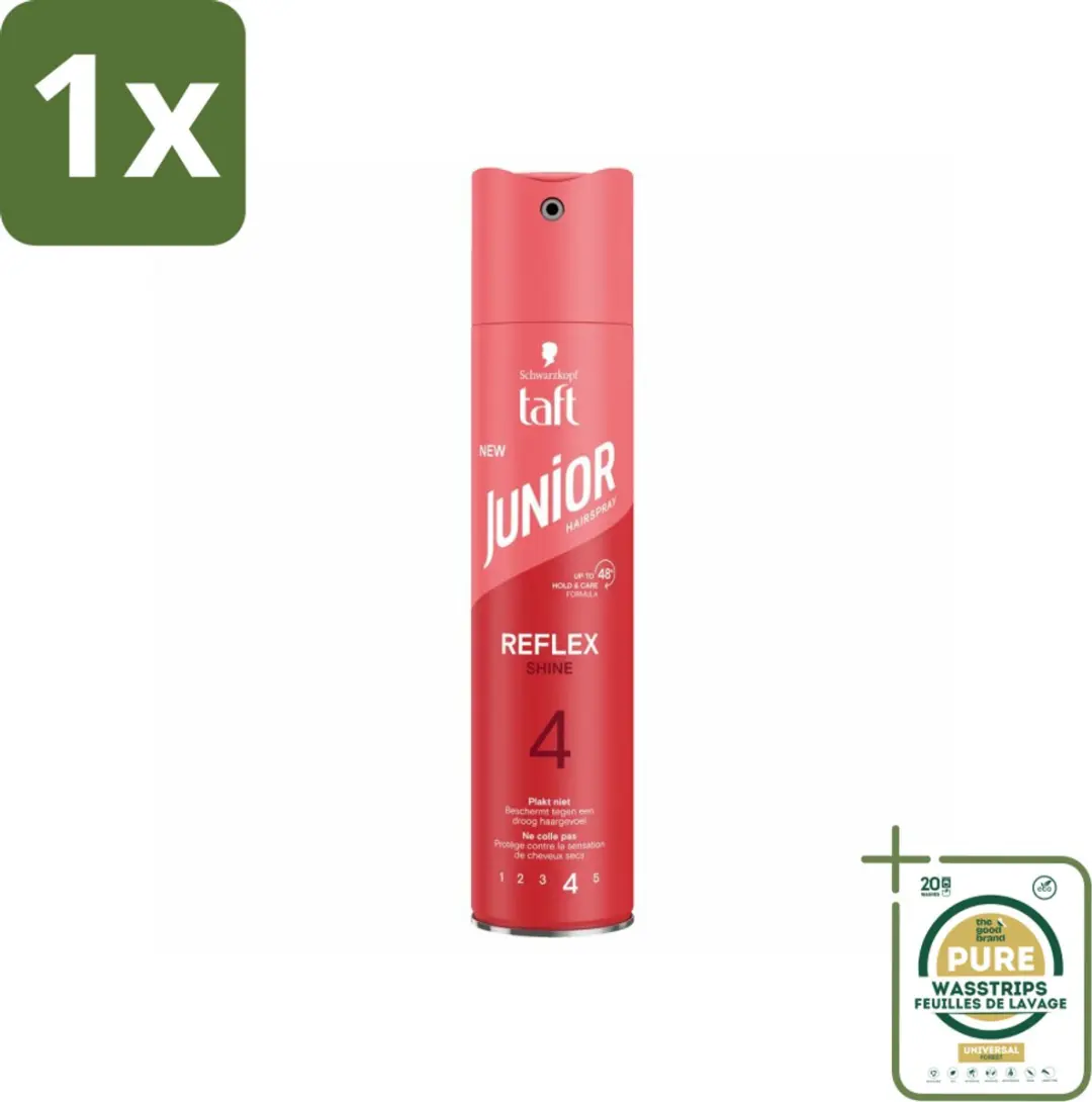 Taft Reflex Shine 4 Junior Haarspray 250ml - 48 Uur Hold