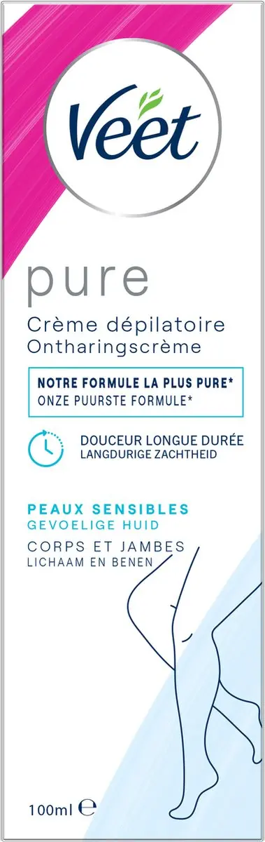 Veet Minima Ontharingscrème Gevoelige Huid 100ml