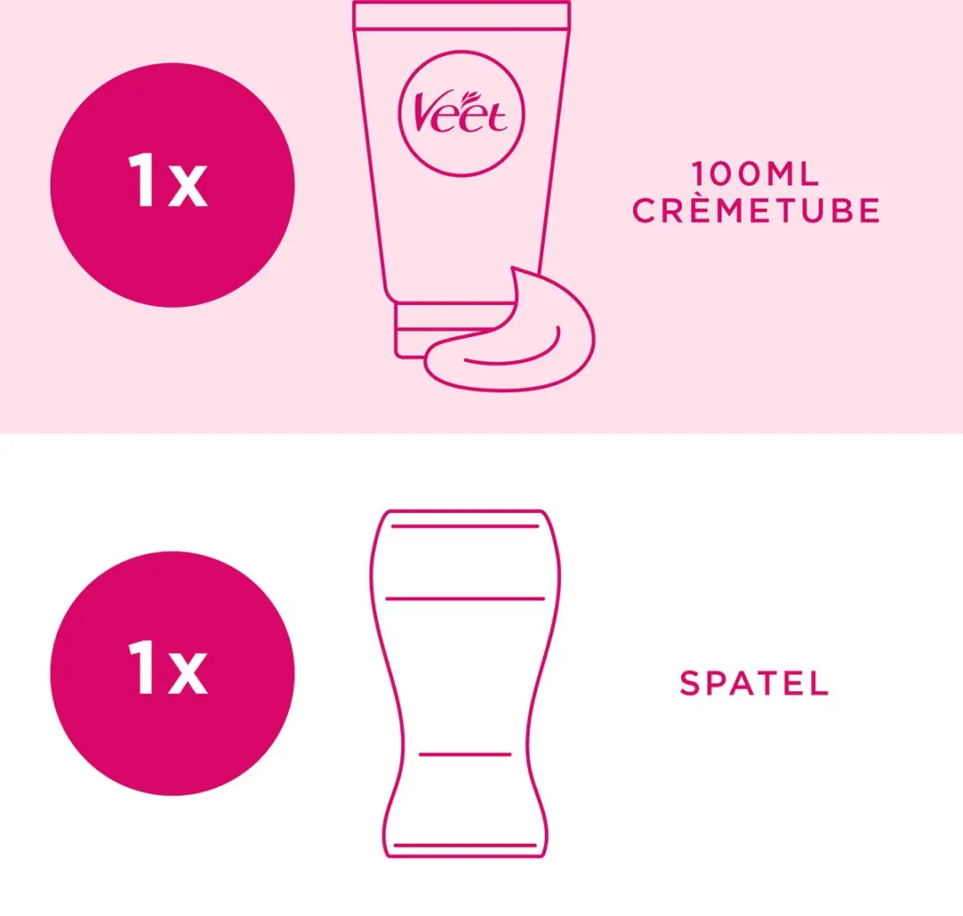 Veet Minima Ontharingscrème Gevoelige Huid 100ml