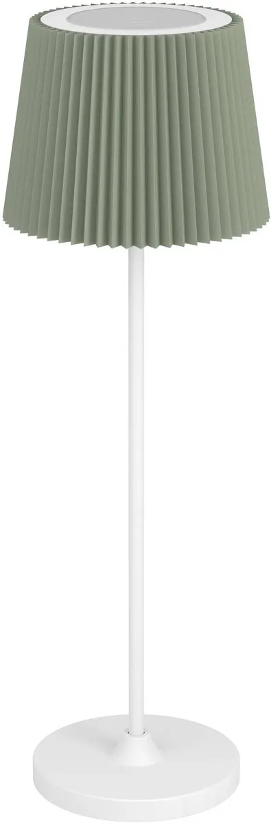 Eglo Leonero Oplaadbare LED Tafellamp - 37cm - Wit/Groen
