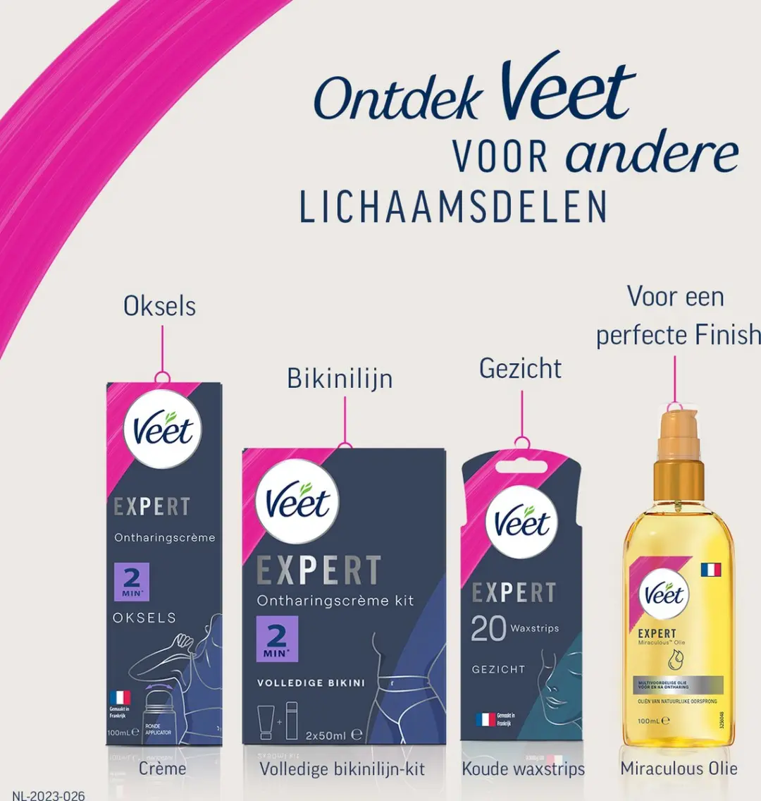 Veet Expert Koude Wasstrips Benen Sensitive 120 Stuks