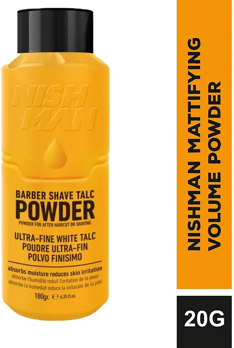 Nishman Barber Scheerpoeder 180g - Ultrafijn Talkpoeder