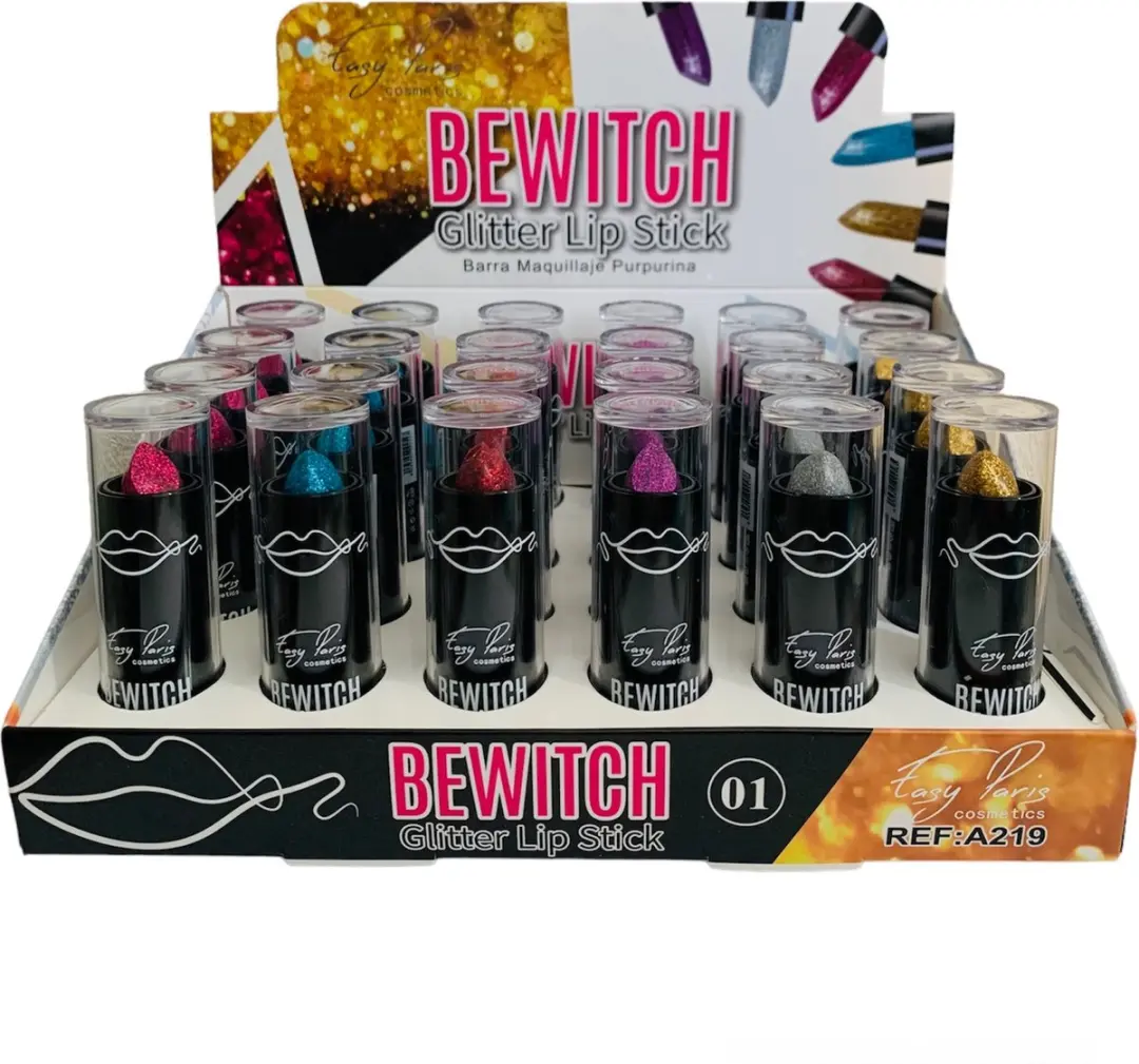 Easy Paris Cosmetics Glitter Lipstick Bewitch Blauw - 3.5g