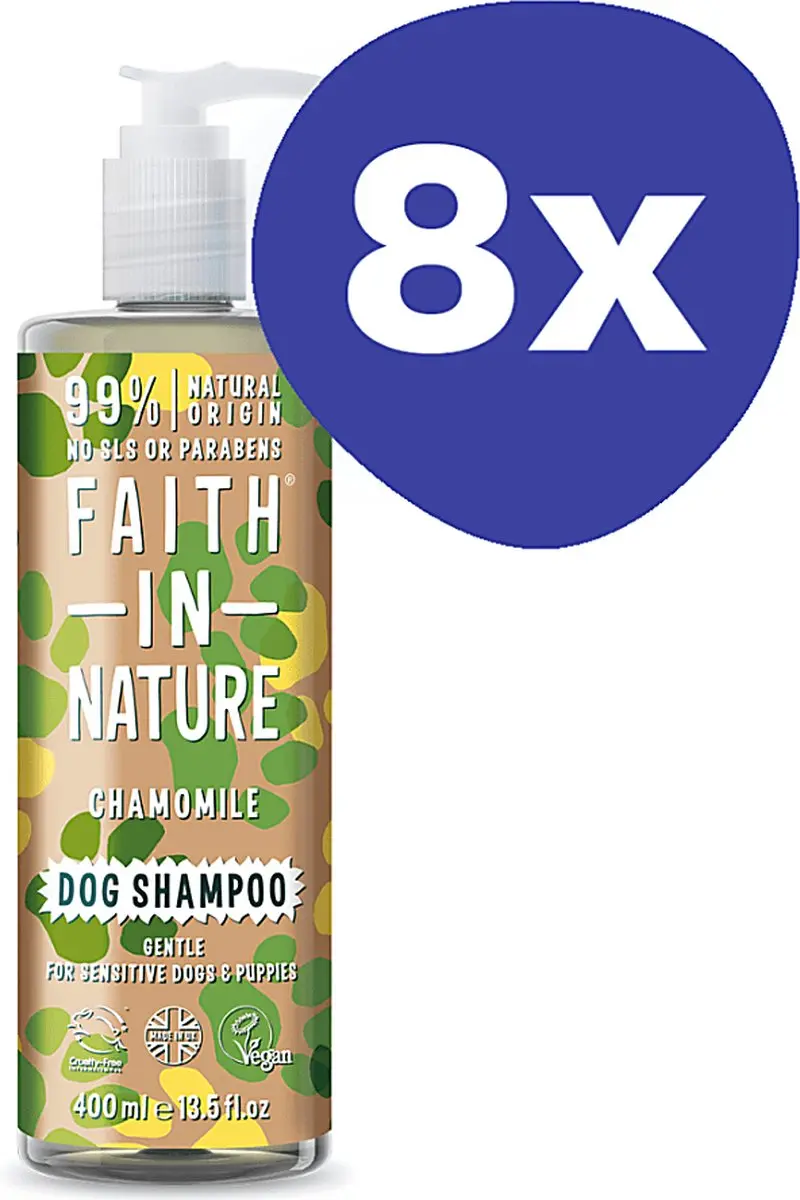 Faith In Nature Kamille Honden Shampoo 20 Stuks